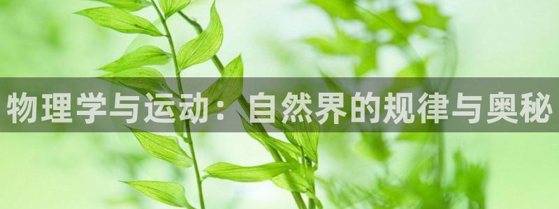 意昂新能源汽车科技有限公司：物理学与运动：自然界的规律与奥秘