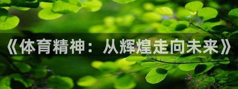 北京意昂科技有限公司：《体育精神：从辉煌走向未来》